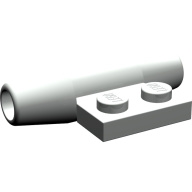 Lego letadlo motor malý, světle šedá (4114245, 4143689)